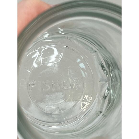 Miami Dolphins Football Beer Mug Stein Clear Glass Fisher Nuts 7" Tall Vintage - Picture 7 of 7